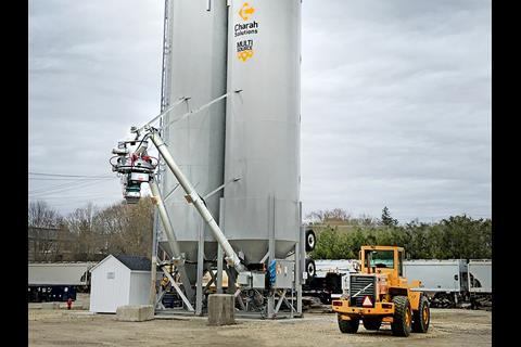 Charah Solutions has opened a rail-served fly ash distribution terminal in Hopedale, Massachusetts.